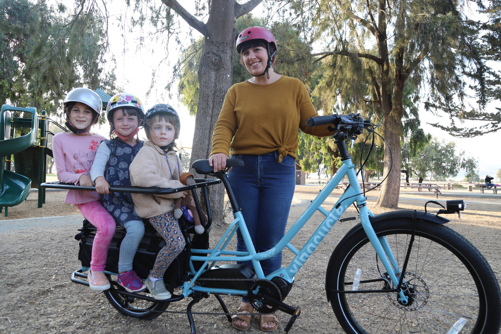 All the stages of riding a cargo bike