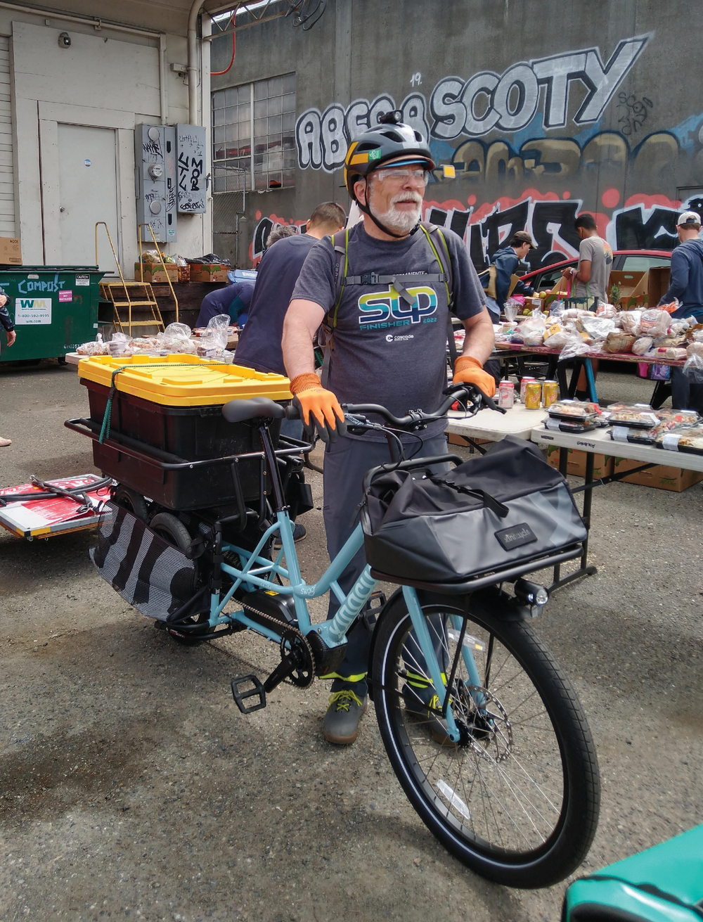 Pedaling Relief Project Milestone: One Million Pounds of Food and Goods Delivered by Bike