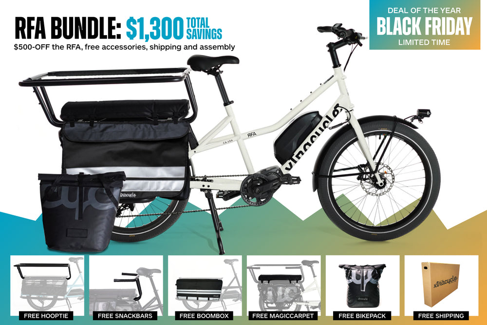 RFA: Utility Electric Bike | Low Step-Thru E-Bike | Xtracycle