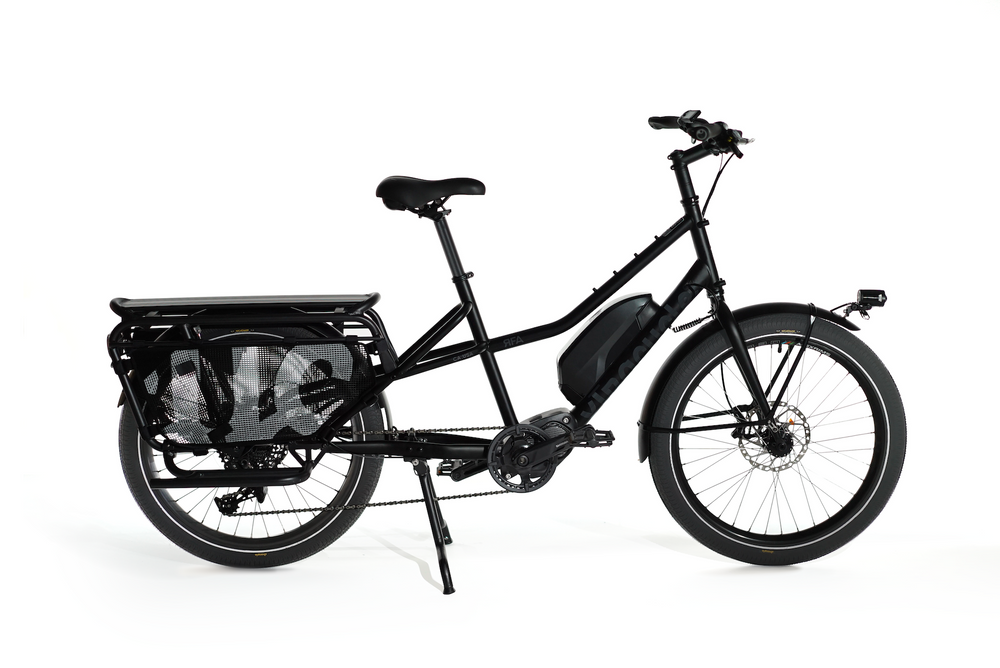 Side by side electric top bike
